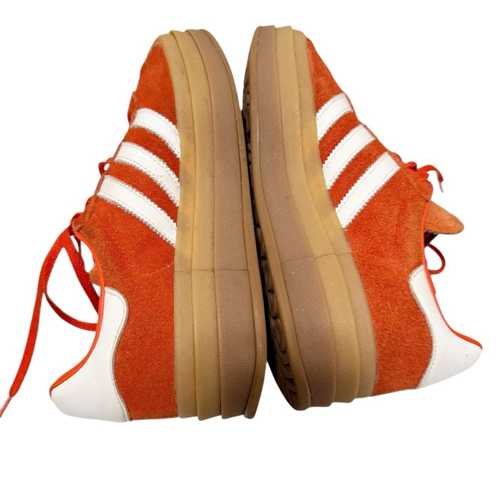 adidas Orange and White Women's Sneakers - Picture 9 of 12